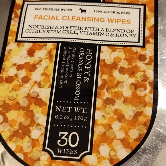 NEW!! BEEKMAN 1802 Honey and Orange Blossom Makeup Remover Wipes (30ct) - Picture 7 of 9